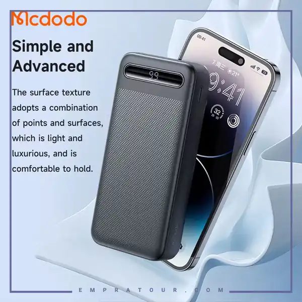 پاوربانک 10.5 وات 20000 مک دودو Mcdodo Digital Display Power Bank MC-443