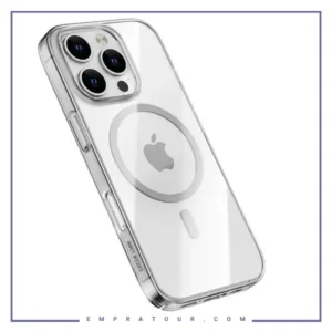 قاب محافظ مگ سیف دار گرین لاین Green Lion Magsafe Crystal Clear Iphone 16 Pro Max GNMCRYC16PMCL