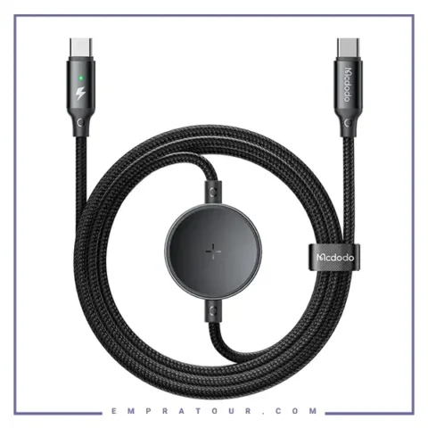 کابل شارژ تایپ سی به تایپ سی و سامسونگ واچ مک دودو Mcdodo 2in1 Phone & Samsung Watch Cable CA-4170