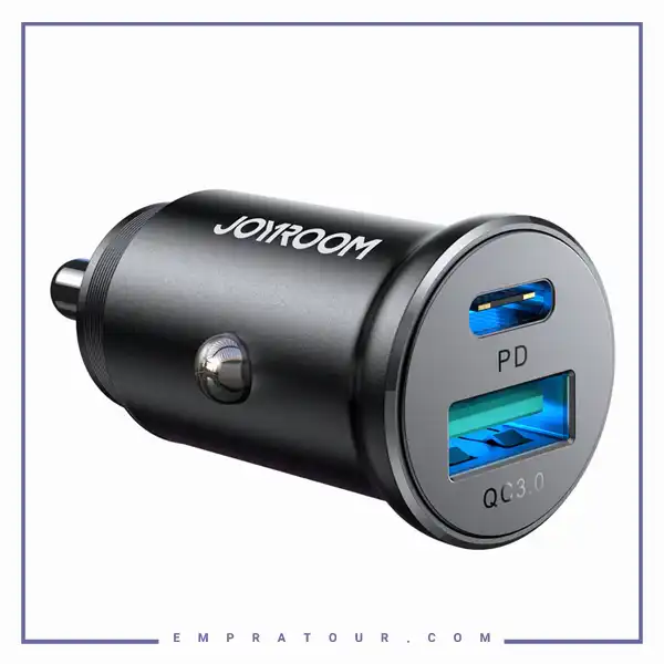 شارژر فندکی دوپورت 30 وات جویروم JR-CCN05