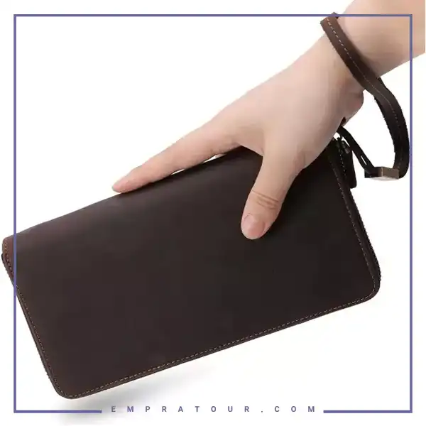 کیف پول و کیف موبایل چرمی کوتسی Coteci Luxury Series Long HandHeld Cell Phone Wallet 14075