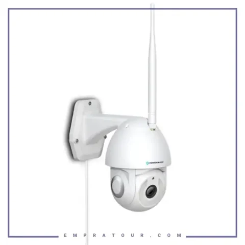 دوربین نظارتی هوشمند 360 درجه پاورولوژی Powerology WiFi Smart Outdoor Camera 360 PSOWC360WH
