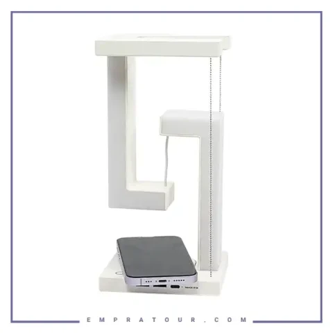 لامپ رو میزی معلق و شارژ وایرلس  TENSEGRITY SMART LED DESK LAMP WITH WIRELESS CHARGE