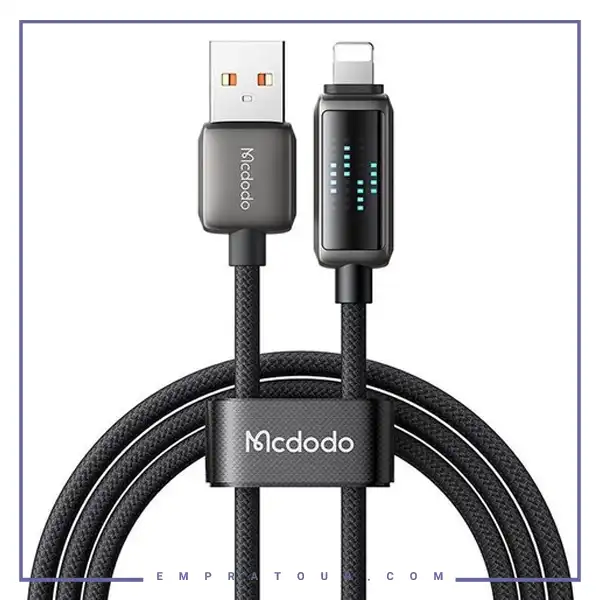 کابل شارژ لایتنینگ 1.2 متر مک دودو Mcdodo Lightning Charging Speed Visible Cable CA-5250