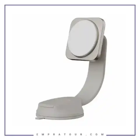 هولدر مگنتی و شارژر وایرلس مومکس Momax Q2. Mag Mount 15W MagSafe Wireless Charger