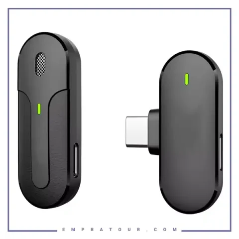 میکروفون یقه ای با رابط تایپ سی کوتسی Coteci 74008 Wireless Microphone