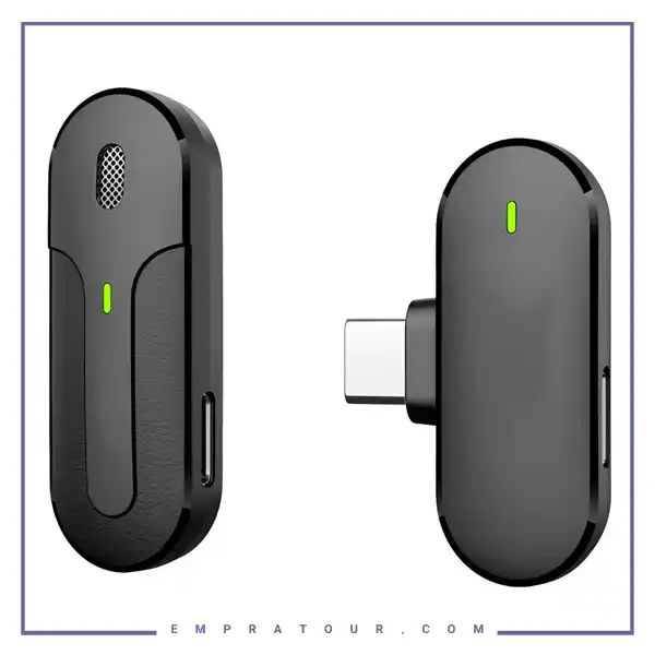 میکروفون یقه ای با رابط تایپ سی کوتسی Coteci 74008 Wireless Microphone