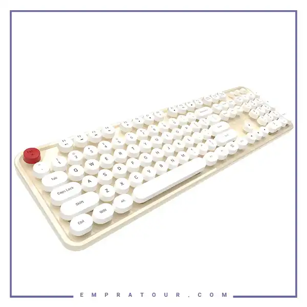 کیبورد سیمی کوتسی Coteci 104 Keycap Wired Keyboard 84018