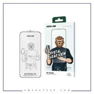 گلس آیفون 16پرو گرین لاین Green Lion 9H Steve HD iPhone 16 pro