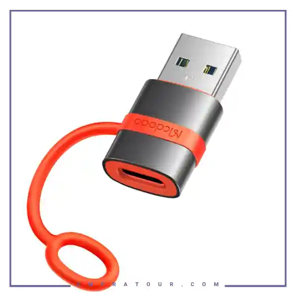 تبدیل OTG یو اس بی به تایپ سی مک دودو OT-3800 Silicone Hook