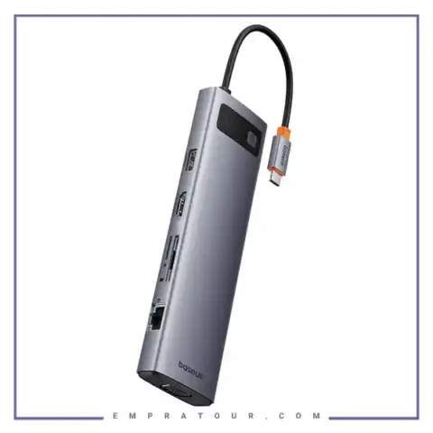 هاب تایپ سی 11 پورت بیسوس Baseus 11 Port HUB Metal Gleam B00030709811