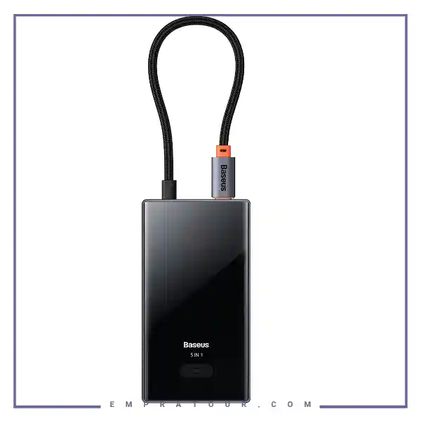 هاب  تایپ سی 5 پورت تایپ سی بیسوس Baseus Focus Series 5 Port Type-C Hub Adapter WKYY030113