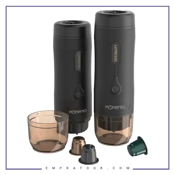 اسپرسوساز قابل حمل لپرسو LePresso Momento 2.0 Espresso Maker LPPESSMBK