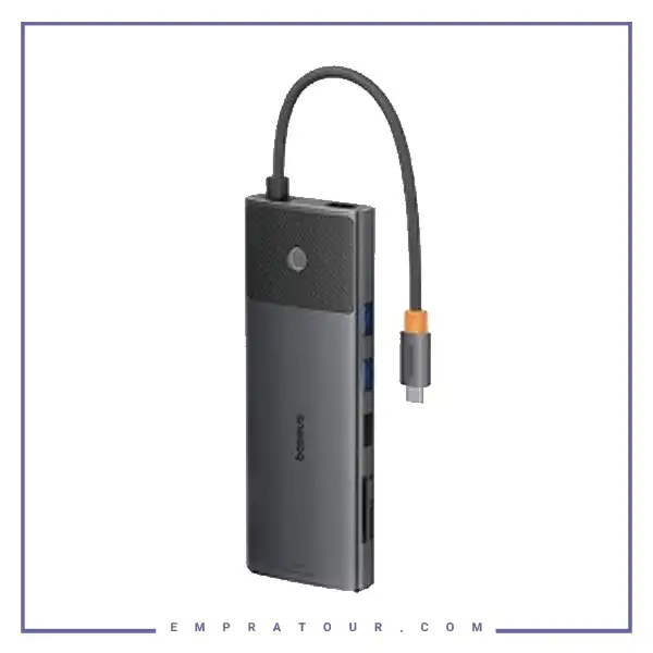 هاب تایپ سی 11 پورت بیسوس Baseus Metal Gleam Series II 11in1 Hub BS-OH098