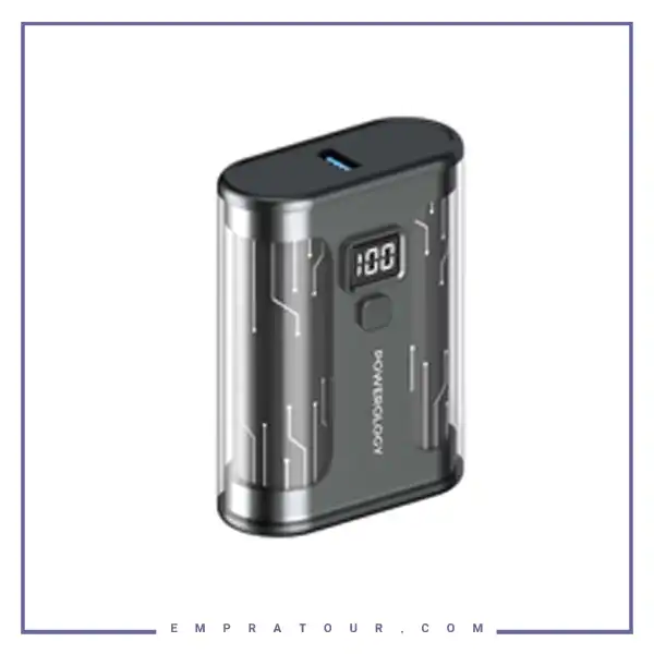 پاوربانک 20 وات 10000 میلی آمپر پاورولوژی Powerology Crystalline Series Power Bank PPBCHA24