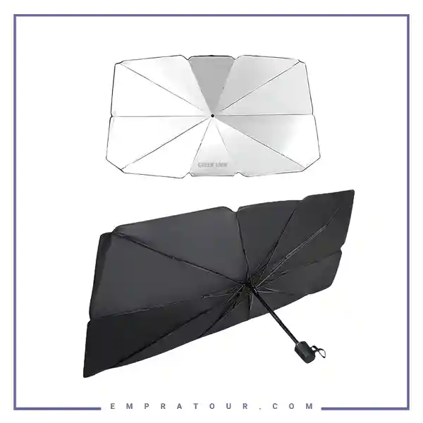 چتر آفتابگیر شیشه جلو اتومبیل گرین لاین Green Car Windshield Sunshade Umbrella