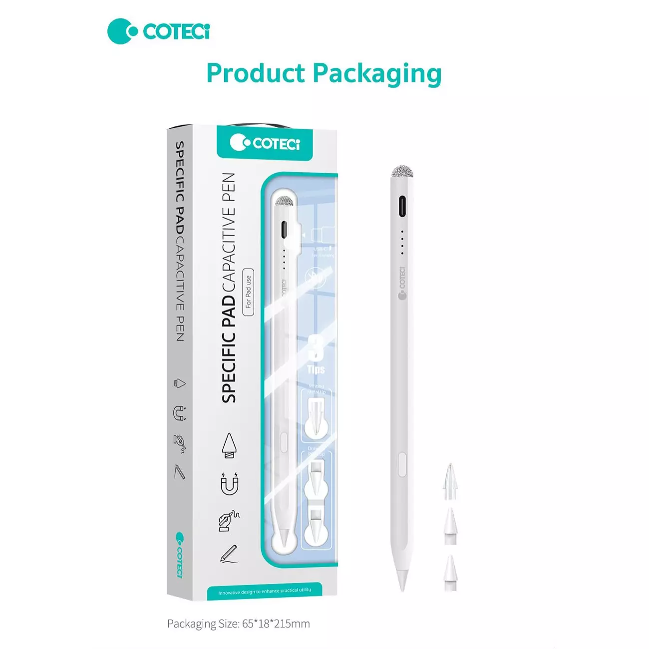 قلم لمسی آیپد کوتسی P2 Pad Capacitive Peni P-014