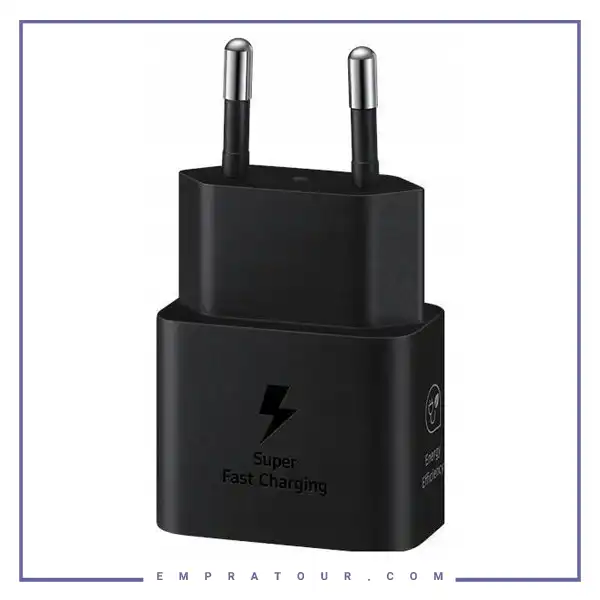آداپتور 25 وات اصلی دو پین سامسونگ Samsung 25W Super Fast Charger 2pin EP-T2510
