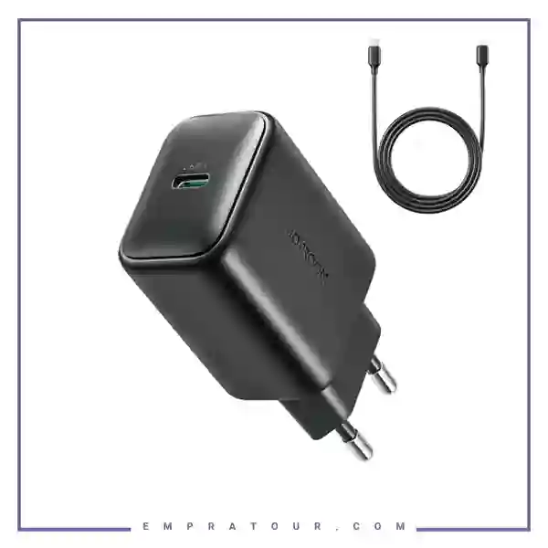 آداپتو شارژ 25 وات با کابل جویروم JOYROOM JR-TCF23 25W PD Charger
