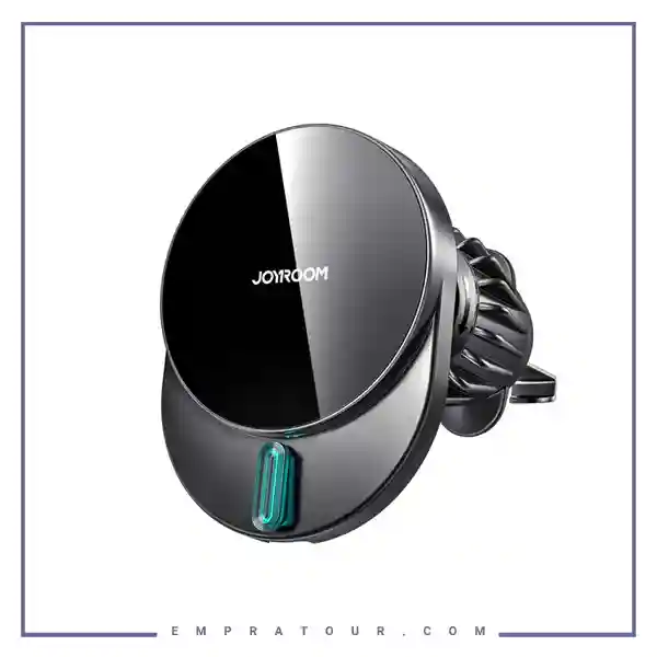 هولدر و شارژر وایرلس مگنتی جویروم Joyroom magnetic holder JR-ZS409