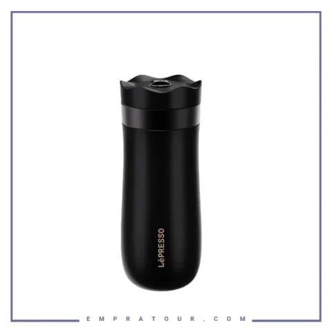 ماگ و فرنچ پرس قابل حمل لپرسو  LePresso Insulated Mug with French Press LPIMFPBK