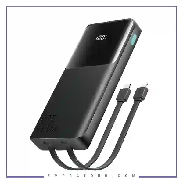 پاور بانک 22.5 وات 10000 با کابل متصل JOYROOM JR-PBF19  Power bank