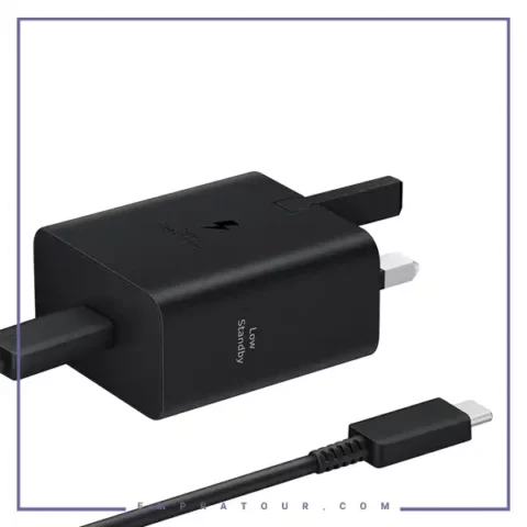 آداپتور سوپر فست شارژر سامسونگ اورجینال ۴۵ وات همراه کابل1.8 متر Samsung Super Fast Charger 45W EP-T4511XBEGAE