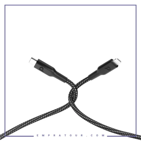 کابل شارژ لایتنینگ به تایپ سی 60 وات پاورولوژِی Powerology Type-C to Lightning Cable 2M