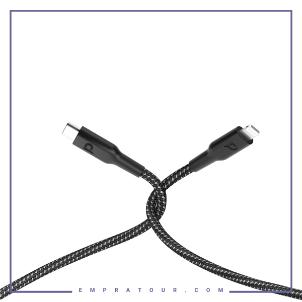 کابل شارژ لایتنینگ به تایپ سی 60 وات پاورولوژِی Powerology Type-C to Lightning Cable 2M