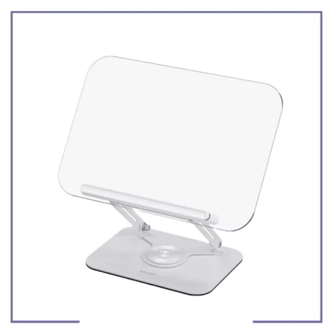 استند شیشه ای رو میزی تبلت پرودو Porodo Transparent Tablet Stand PD-TRN360S