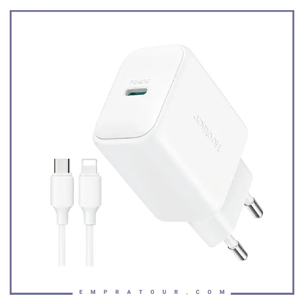 آداپتور شارژ 20 وات با کابل جویرم JOYROOM JR-TCF20 PD20W Charger