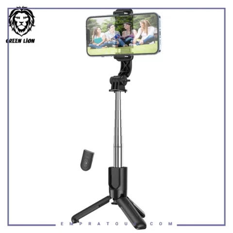 مونوپاد و سه پایه شاتر دار گرین لاین Green Lion Broadcast & Selfie Stick GNBSSTKBK