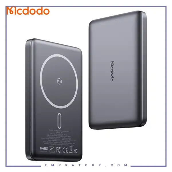 پاوربانک وایرلس 1000 مگنتی مک دودو Mcdodo MC-465 Metal Ultra Thin