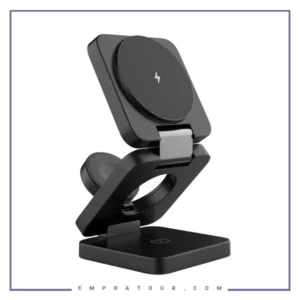 شارژر وایرلس 3 کاره مگنتی پرودو Porodo Multi-Device Wireless Charger PD-3N1MWFC