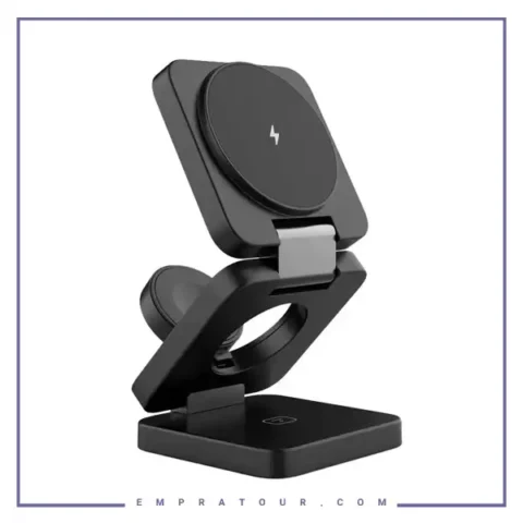 شارژر وایرلس 3 کاره مگنتی پرودو Porodo Multi-Device Wireless Charger PD-3N1MWFC