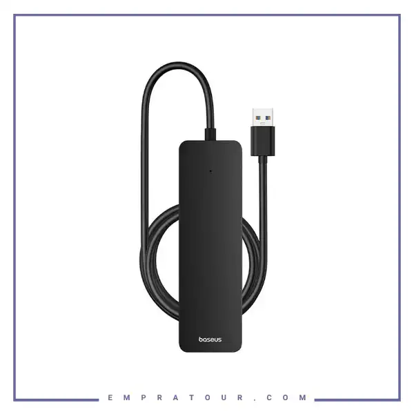هاب 4 پورت یو اس بی با کابل یک متری بیسوس B0005280B8111-03