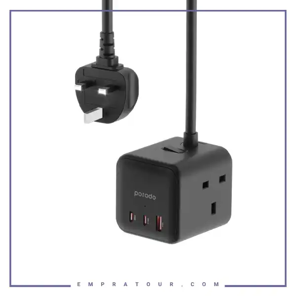 شارژر چند پورت مکعب پرودو Multi-Port GaN Power Cube Charger PD-FWCH017