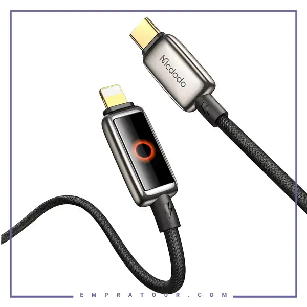 کابل شارژ لایتنینگ به تایپ سی مک دودو Mcdodo CA-667 36W USB-C to Lightning Auto Power Off Cable