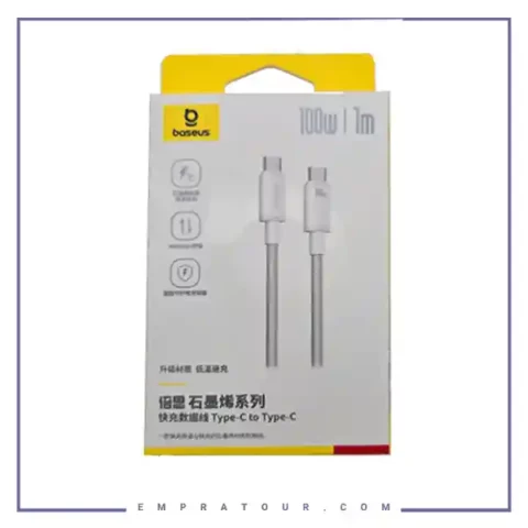 کابل دو سر تایپ سی 1 متر 100 وات بیسوس Baseus Graphene series Fast Charging Cable CB000109
