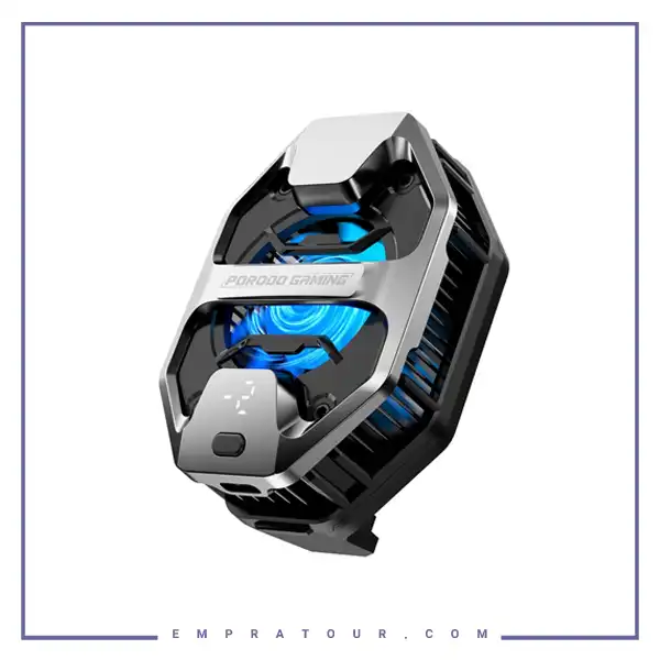 فن خنک کننده موبایل پرودو Porodo Gaming Freezing Semiconductor Mobile Cooling PDX632