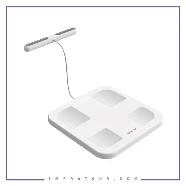 ترازو هوشمند و بادی آنالیز گرین لاین Green Lion Smart Body Scale with 8 Electrodes GNSMBDSCALWH
