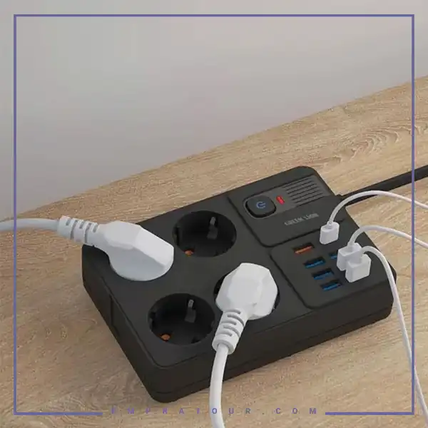 چندراهی برق 3250 وات گرین لاین GNPS7UPDEUBK