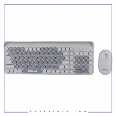 ست موس و کیبورد وایرلس گرین لاین Green Lion Wireless Duo Mouse and keyboard GNWLDUKYBKGY