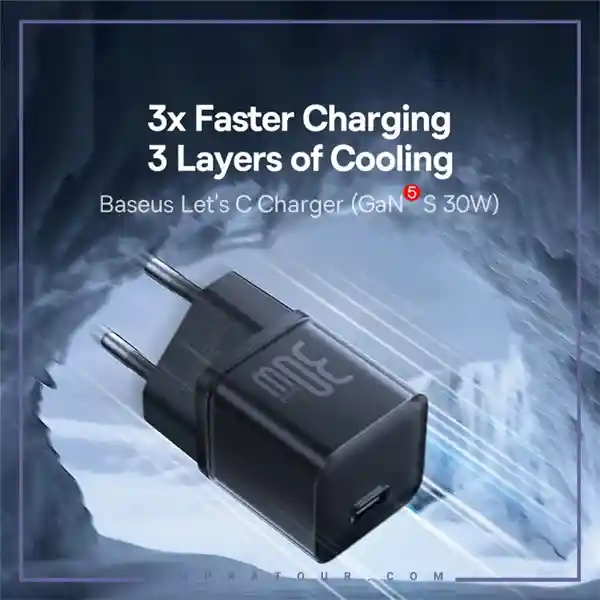 آداپتور دیواری 30 وات بیسوس CCGAN30E5-S