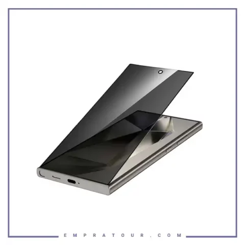 گلسی  حریم شخصی S24 ULTRA گرین لاین Green Lion 9H Privacy Shield Privacy Glass GN9HPVS24ULBK