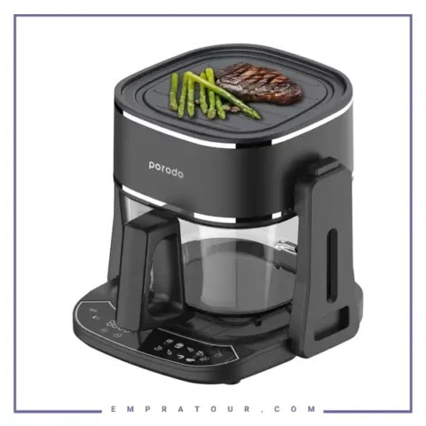 سرخ کن و هواپز و گریل پرودو  Porodo Lifestyle Dual Design Air Fryer & Grill PD-LFST022