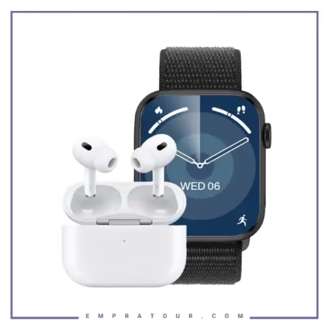 ساعت هوشمند و هندرفری بلوتوث گرین لاین  Green Lion SyncFit Duo Earbuds Pro2 + Active SE GNSYFTWSAWCH