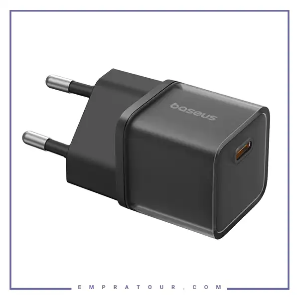 آداپتور شارژ دیواری 20 وات بیسوس Baseus GaN5S 20W Type-C Fast Charger CCAN20E5-S