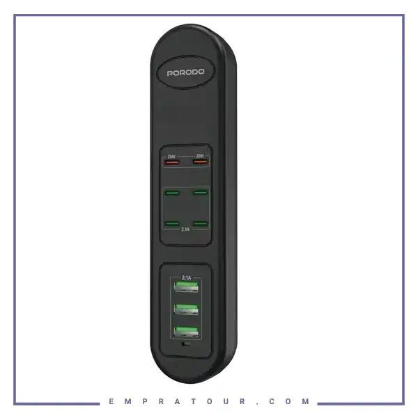 هاب شارژ چند پورت 50 وات پرودو  Porodo 50W Multi-Port USB Charging HUB PD-FWCH032