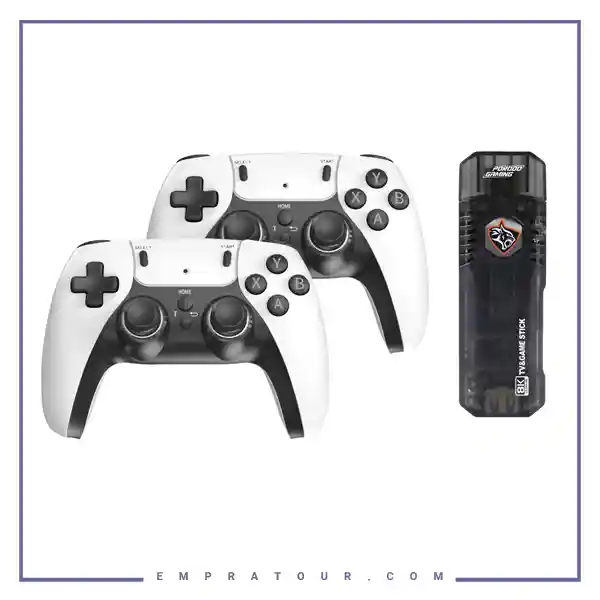 اندروید باکس گیمینگ به همراه دسته بازی پرودو Porodo Android Tv & Game Stick PDX540